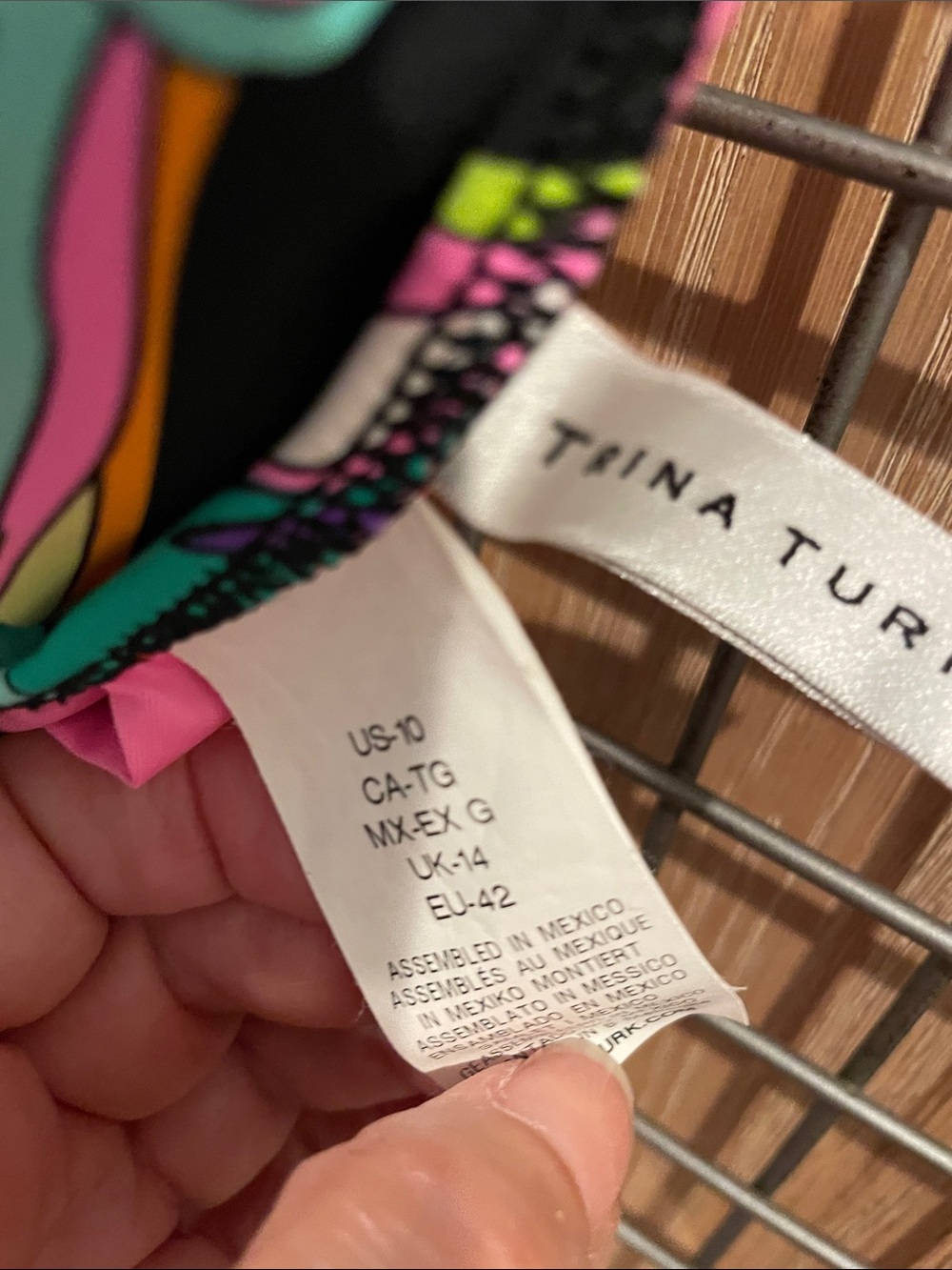 Trina Turk Black Multicolor Paisley Tie-String Bikini Top - Picture 5 of 5